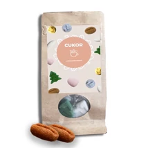 Kávébab formára préselt kockacukor – formacukor – Kistáska (20 db) - Barna