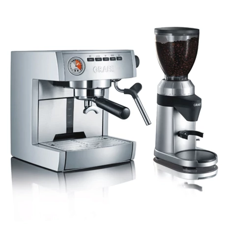 GRAEF ES 85 ESPRESSO KÁVÉGÉP CM 800 KÁVÉDARÁLÓVAL