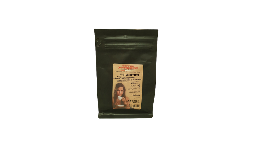 Coffee X-Presso Aroma Piña Colada Nespresso kompatibilis kapszula (15 db/csomag)
