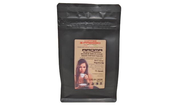 Coffee X-Presso Aroma BOURBON VANÍLIA Nespresso kompatibilis lebomló kapszula (15 db/csomag)